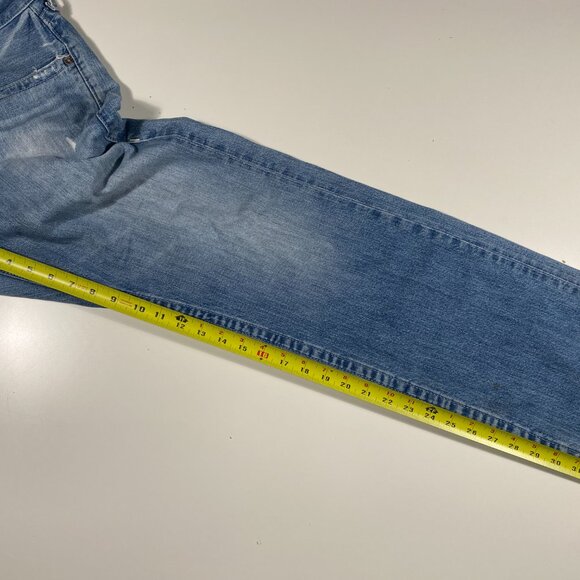 True Religion World Tour Section Bobby Baggy Fit Distressed Men's Jeans 36x32.5 - Picture 12 of 13